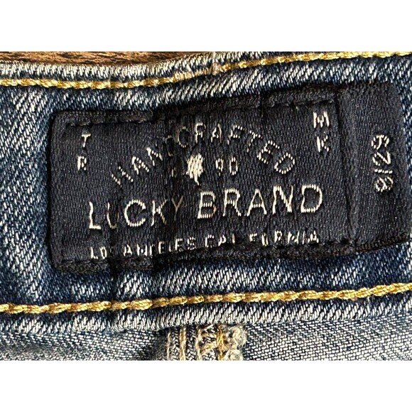 Lucky Brand Jeans Womens 8/29 Blue‎ Denim Hayden Skinny Leg Distressed 7WP1685 - Picture 6 of 11